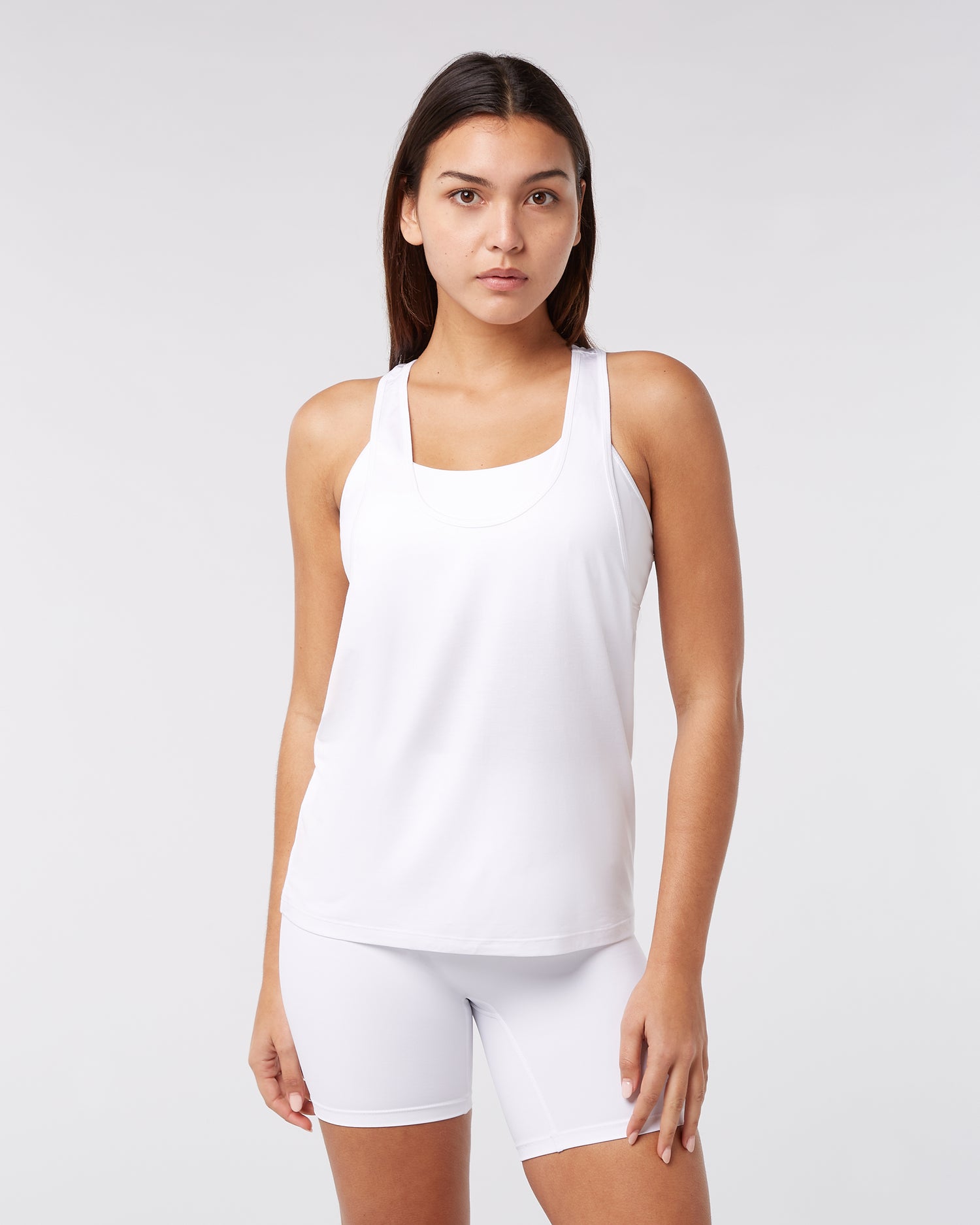 Loose Tank Top - White