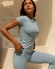 Short Sleeve Top - Sky Blue